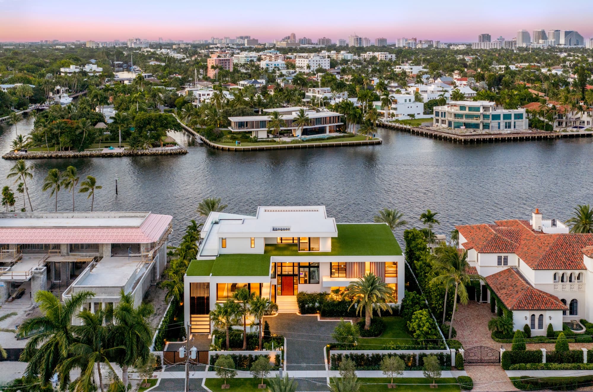 Drone Shot Front House